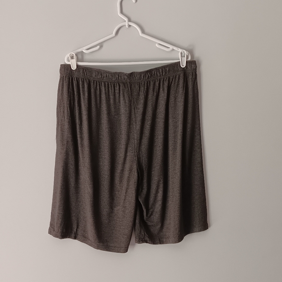 Latuza Pajama Bottoms Shorts Drawstring Elastic Comfy Lounge 9" Inseam Grey XL - Picture 3 of 9